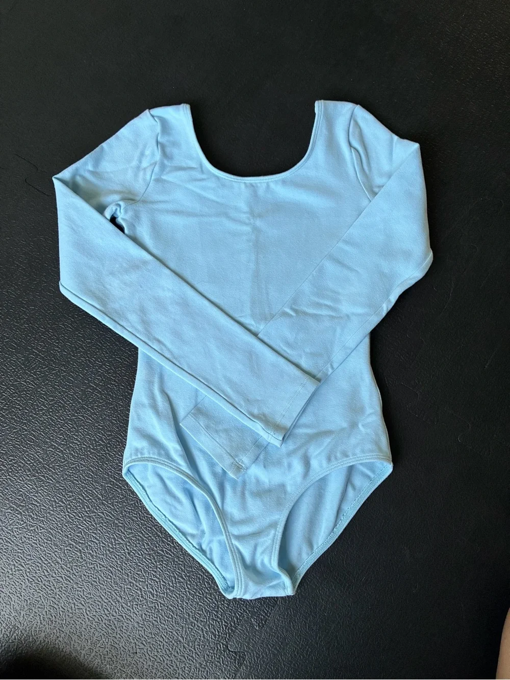 Bloch Light Blue Long-Sleeve Leotard 8-10